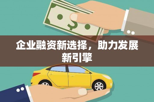 常平企业融资新选择，助力发展新引擎