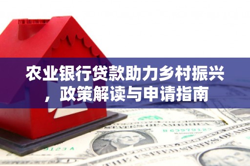 常平农业银行贷款助力乡村振兴，政策解读与申请指南