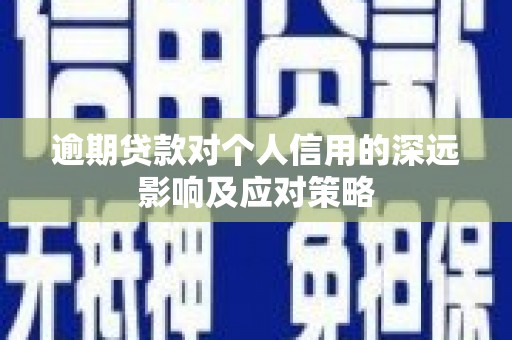 常平逾期贷款对个人信用的深远影响及应对策略