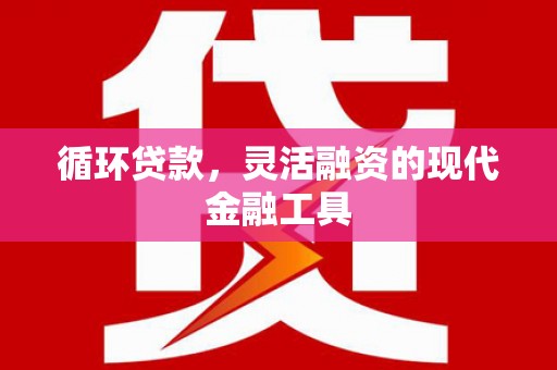 常平循环贷款，灵活融资的现代金融工具