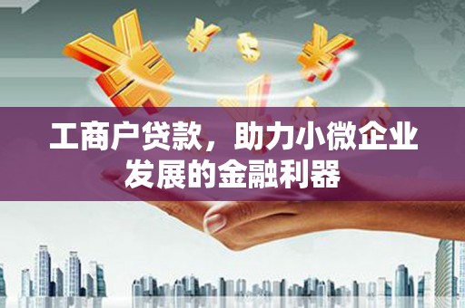 常平工商户贷款，助力小微企业发展的金融利器