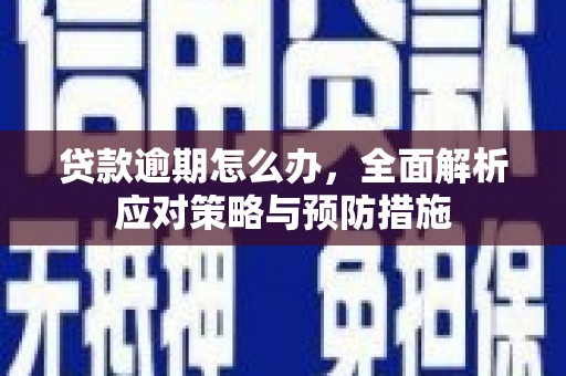 常平贷款逾期怎么办，全面解析应对策略与预防措施