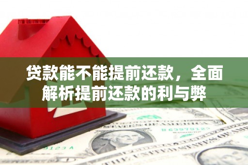常平贷款能不能提前还款，全面解析提前还款的利与弊