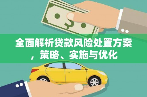常平全面解析贷款风险处置方案，策略、实施与优化