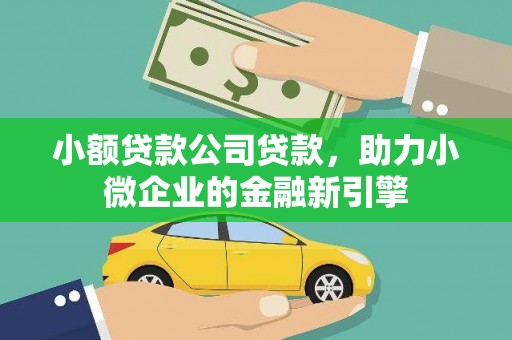 常平小额贷款公司贷款，助力小微企业的金融新引擎