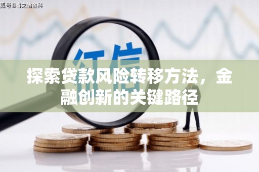 常平探索贷款风险转移方法，金融创新的关键路径